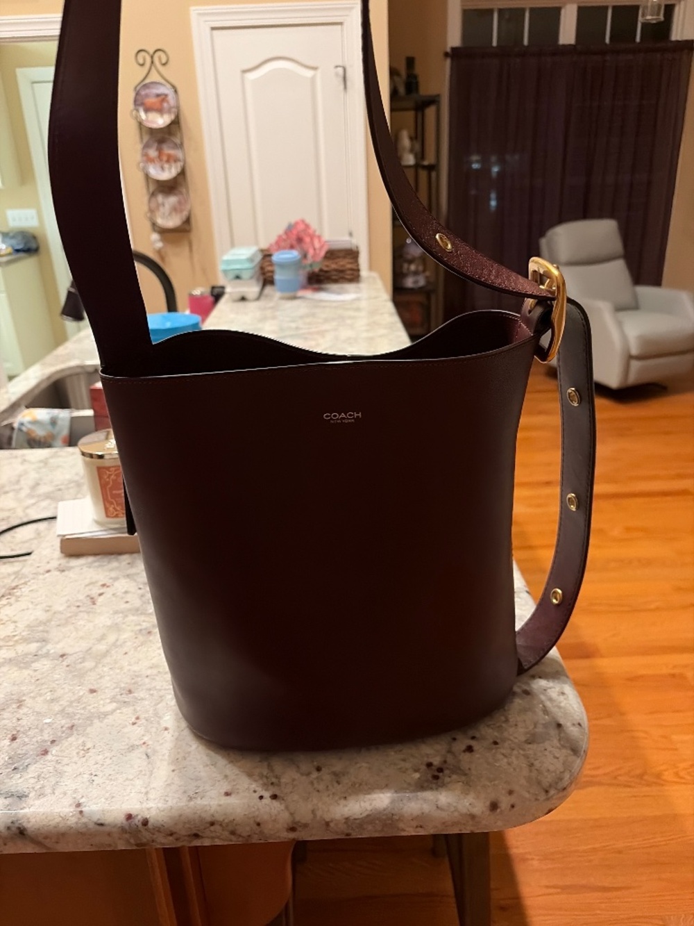 Coach bleaker bucket bag